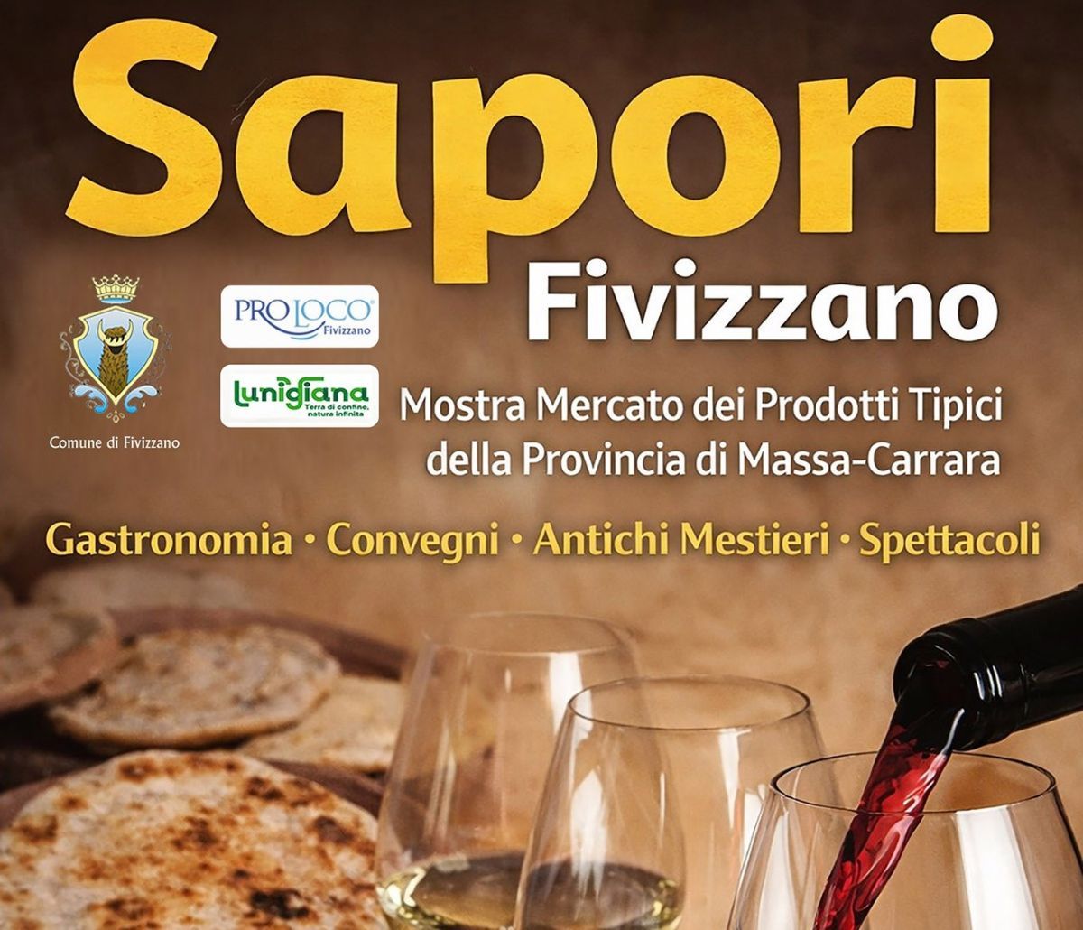 Sapori 2026:  cinque giorni dedicati alle eccellenze della Lunigiana