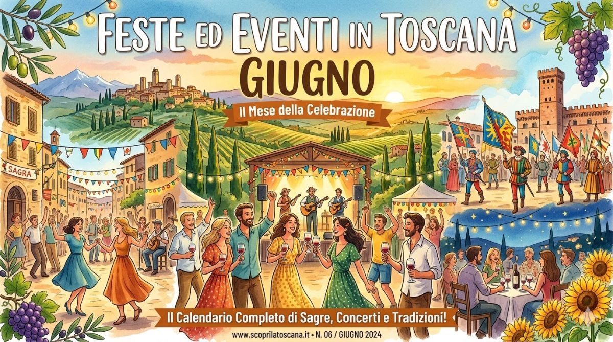 Feste ed eventi folcloristici, rievocazioni storiche in Toscana Giugno 2026