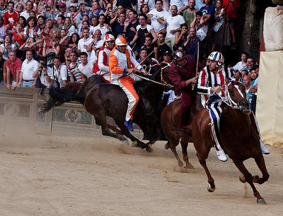 Palio di Luglio Siena 2 Luglio piazza del Campo