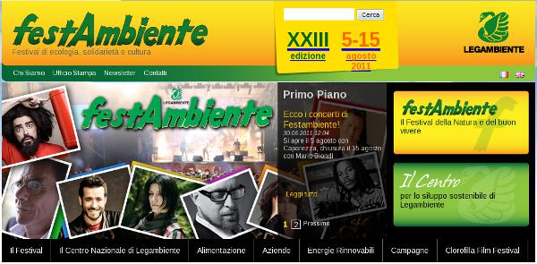 FestAmbiente 2011 Rispescia Grosseto dal 5 al 15 Agosto
