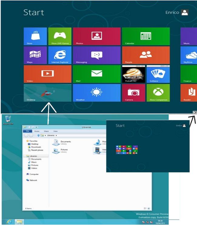 Windows 8 Consumer Preview In anteprima la nuova versione di Windows 8