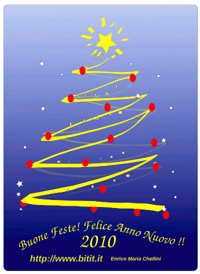 Buone Feste e Felice Anno Nuovo !! 1aait.com e bitit vi augura uno splendido 2010