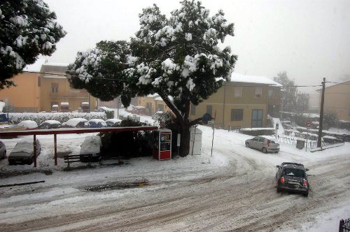 Italia  sotto la neve