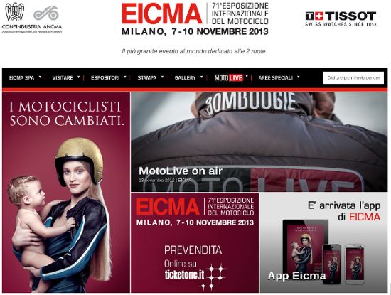 EICMA 2013 71° Esposizione Internazionale del Motociclo